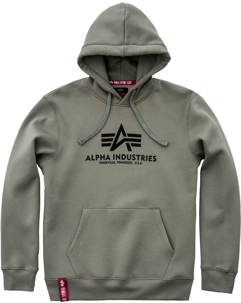 Alpha Industries mikina Basic Hoody olivová