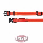 Trixie Flash nylonový svítící oranžový obojek