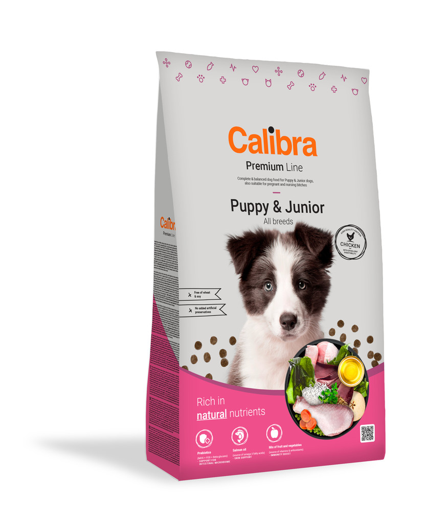 Calibra Dog Premium Line Puppy & Junior 2 x 12 kg