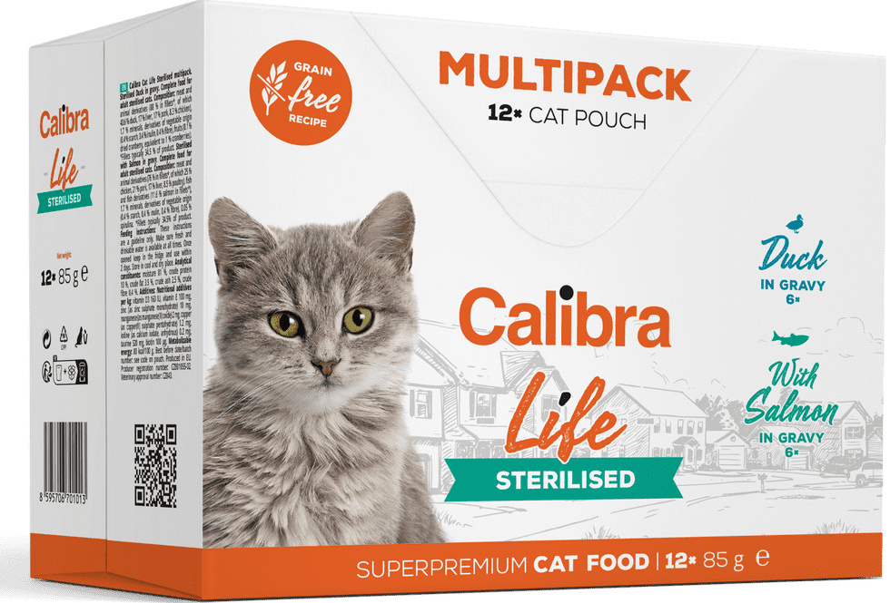 Calibra Life pouch Sterilised 12 x 85 g
