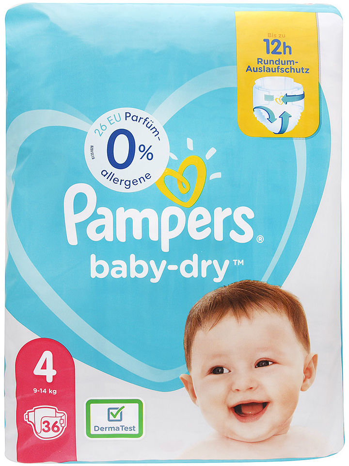 Pampers Baby Dry 4 36 ks