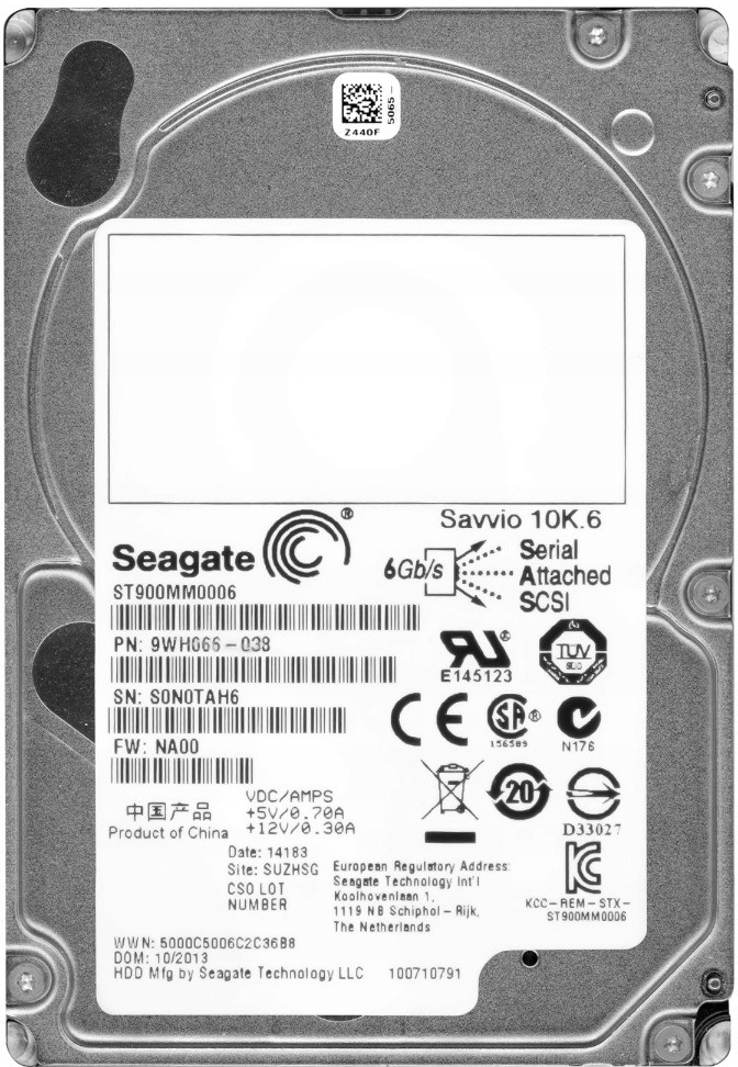 Seagate Savvio 10K.6 900GB, 2,5\