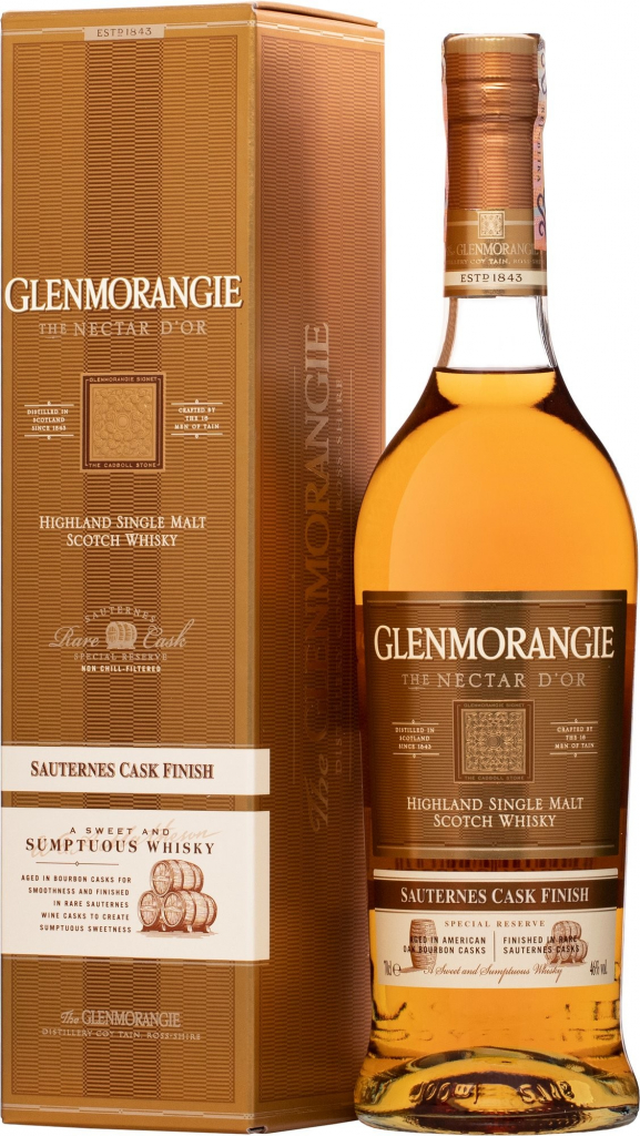 Glenmorangie Nectar D\'Or Sauterness Cask 46% 0,7 l (kazeta)