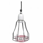 Objímka keramická s ochranným krytem žárovky do 250W 13x24cm