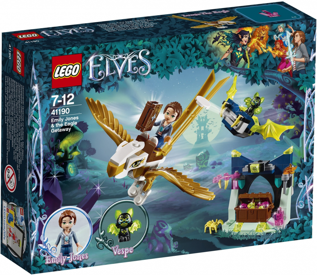 LEGO® Elves 41190 Emily Jonesová a únik na orlovi