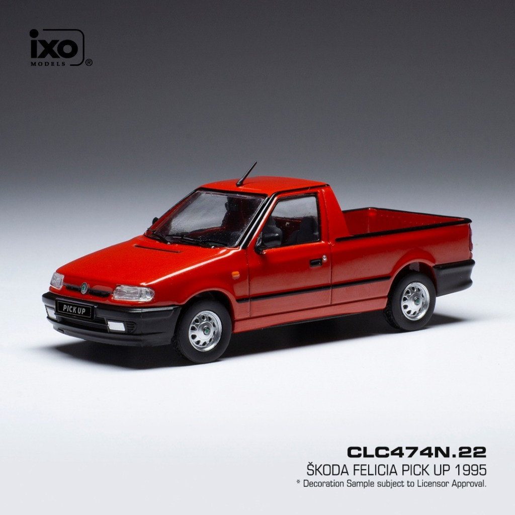 IXO Škoda Felicia Pick Up 1995 Červená 1:43