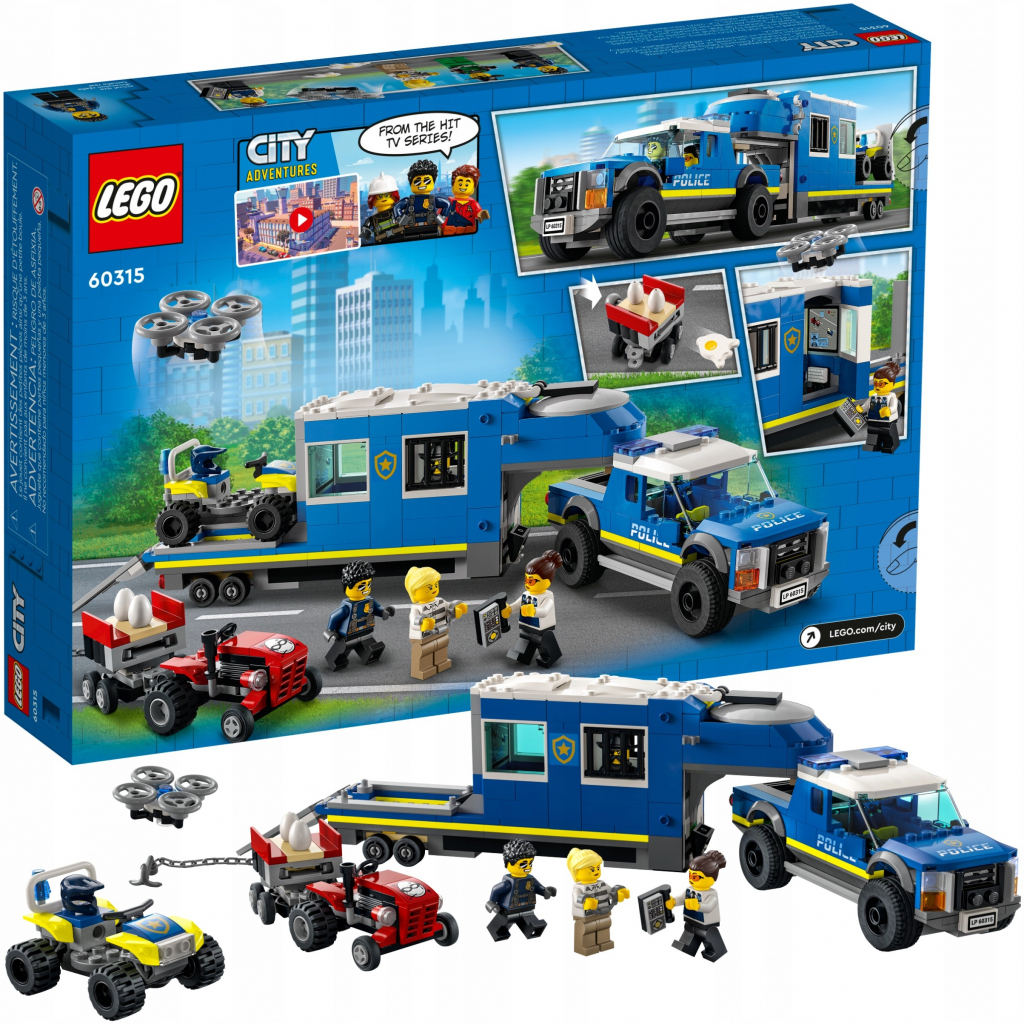 LEGO® City 60315 Mobilní velitelský vůz policie