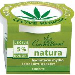 Cannaderm Natura hydratační mýdlo 100g