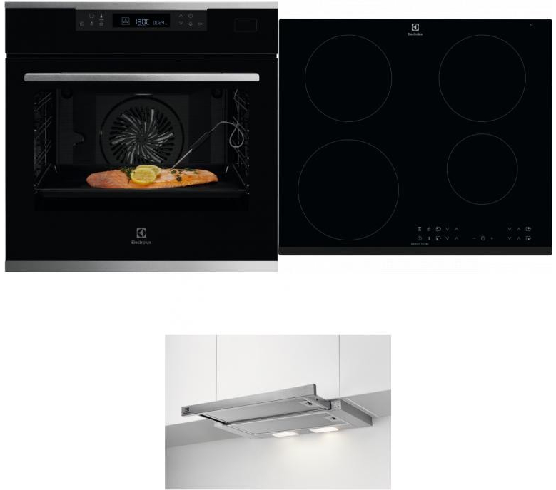 Set Electrolux KOBCS31X + LIR60430 + LFP326S