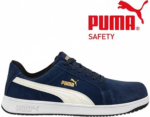 PUMA ICONIC SUEDE NAVY LOW S1P polobotka