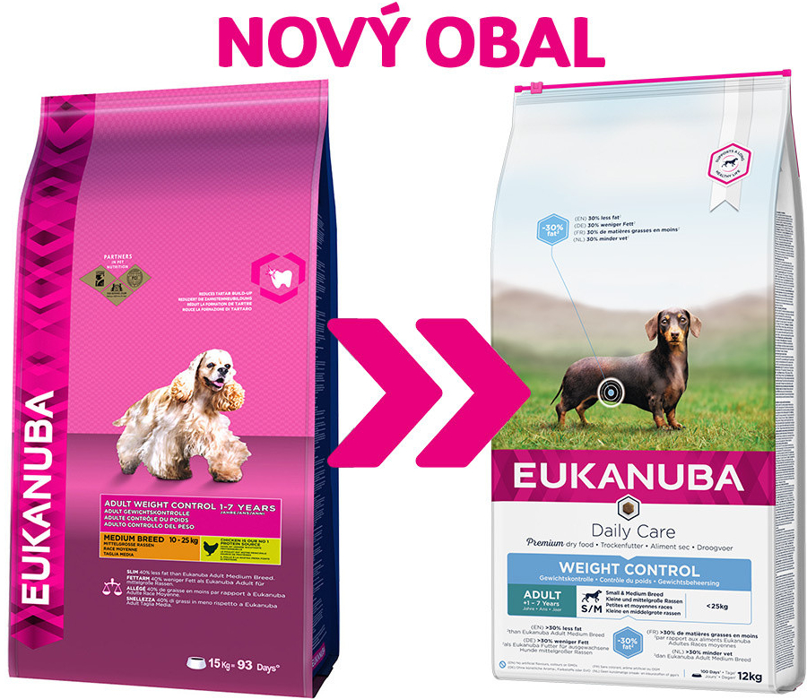 Eukanuba Adult Small & Medium Weight Control 3 kg