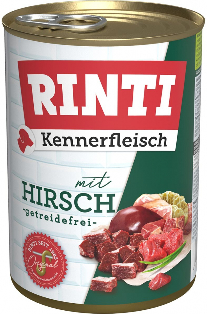 Rinti Kennerfleisch jelení maso 24 x 400 g
