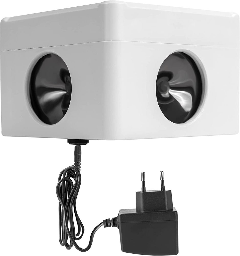 Lapka Prostorový, vodotěsný, ultrazvukový plašič na kuny, myši a potkany DRAGON ULTRASONIC C360 SMART - napájení přes 6V adaptér v balení