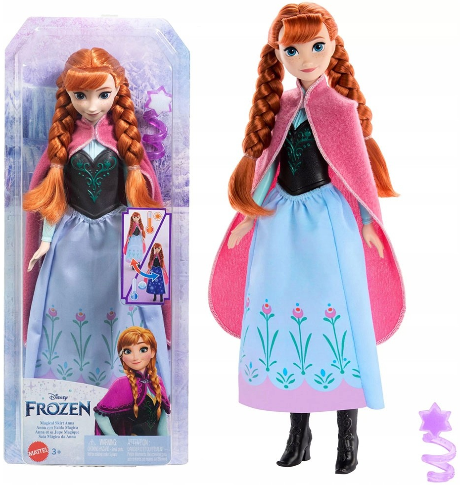 Mattel Frozen Anna s magickou sukní