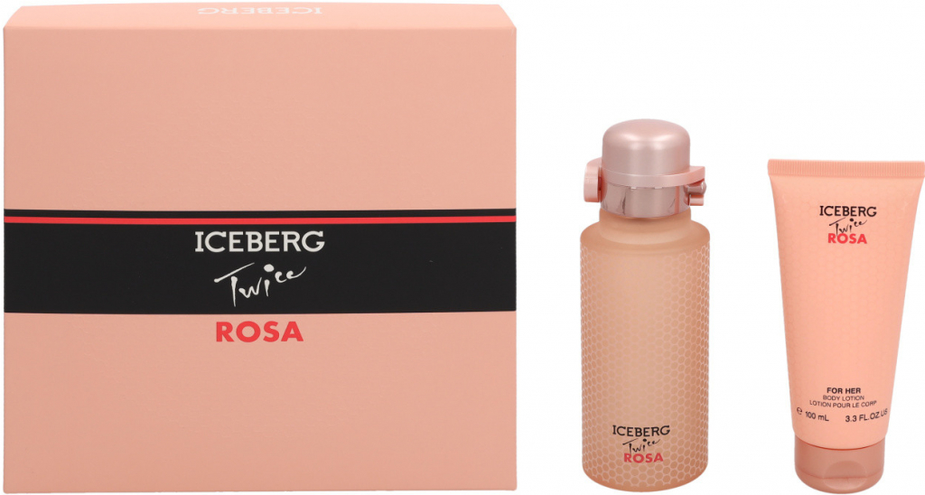 Iceberg Twice Rosa EDT 125 ml + tělové mléko 100 ml dárková sada