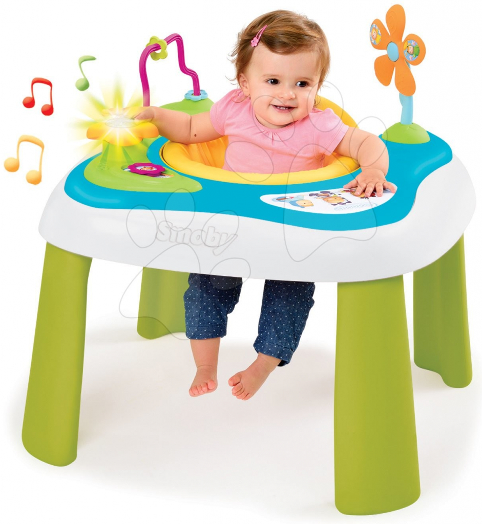Smoby Detský didaktický stolík Youpi Baby elektronický so zvukom a svetlom SM110224