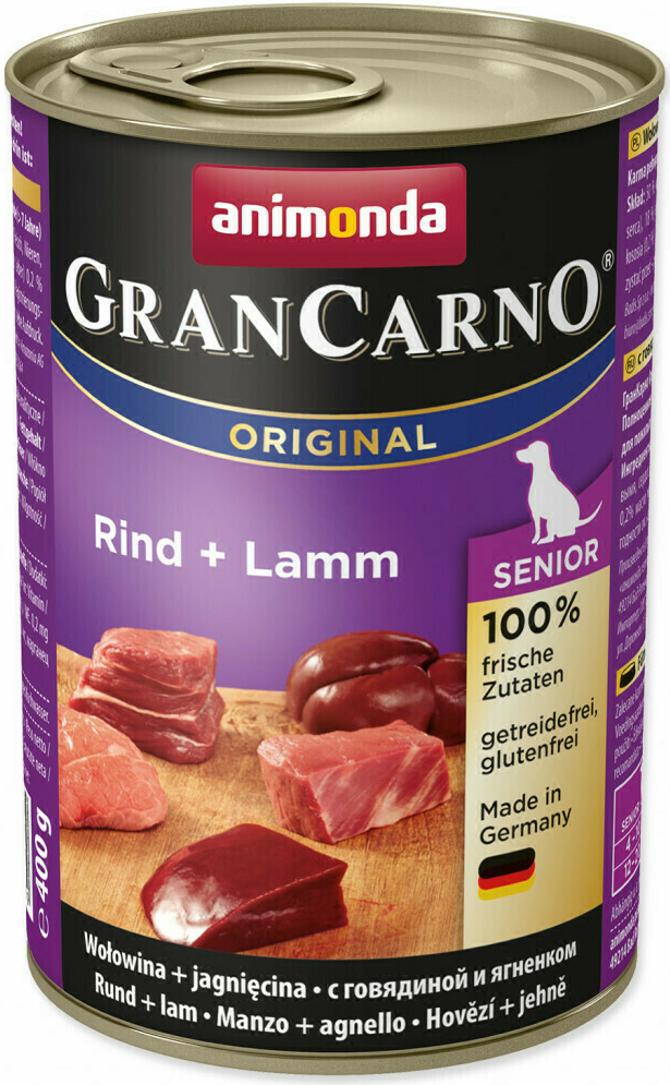 Animonda Gran Carno Senior hovězí & jehně 400 g