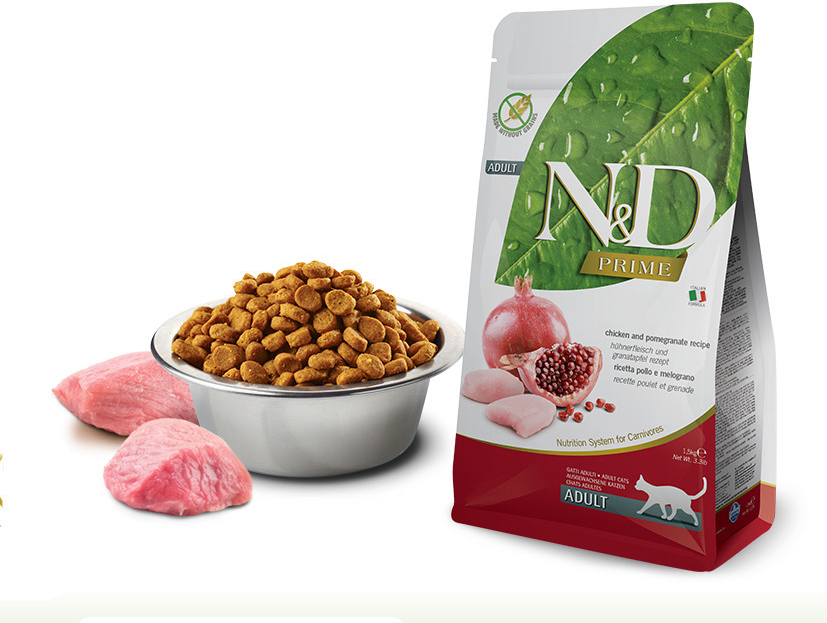 N&D Prime GF CAT Adult Chicken & Pomegranate 3 kg