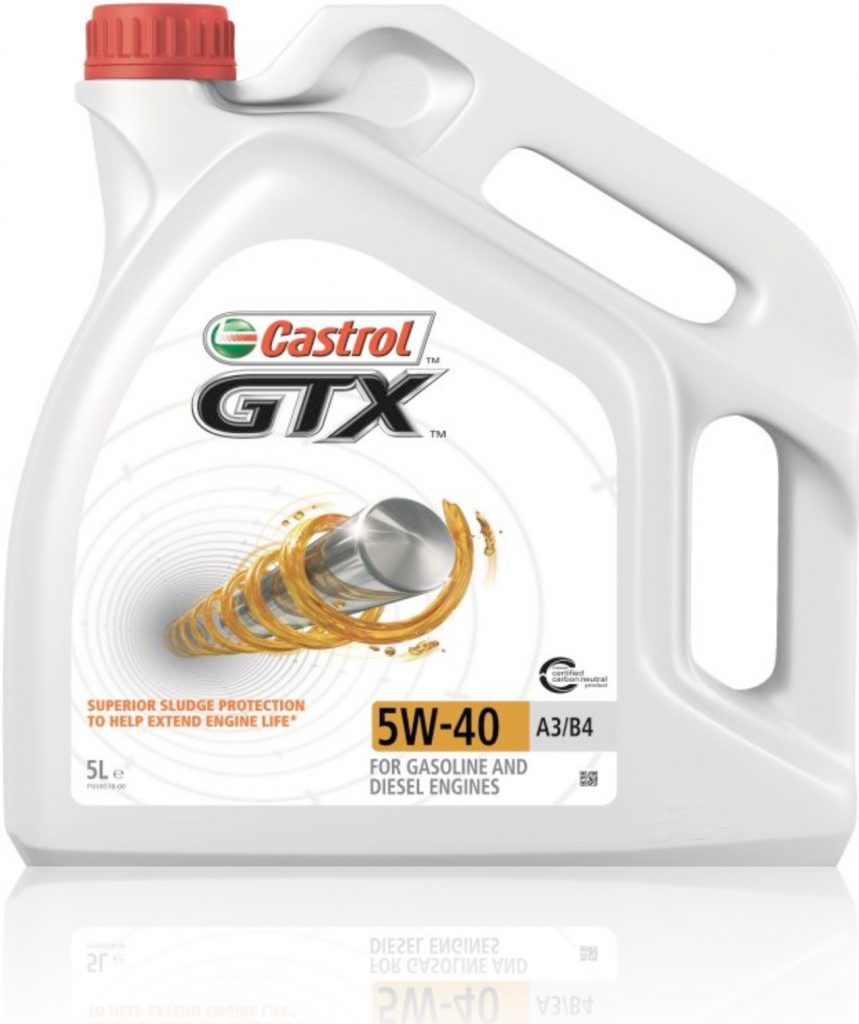 Castrol GTX High Mileage A3/B4 5W-40 5 l