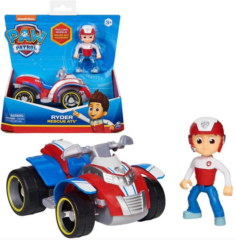 Spin Master Paw Patrol Základní vozidla s figurkou Ryder