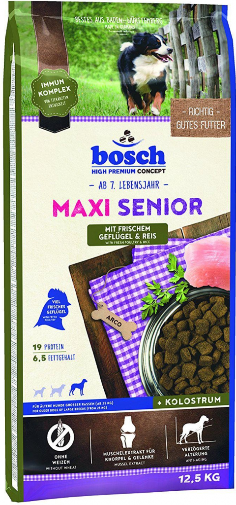 bosch Maxi Senior Poultry & Rice 12,5 kg