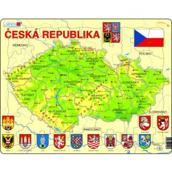 Puzzle mapa - &Ccaron;ESK REPUBLIKA