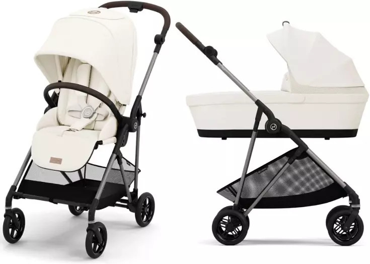 Cybex Melio New Kombinovaný Rám Taupe Cotton White 2023