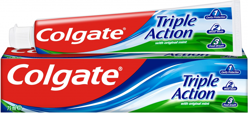 Colgate Triple Action Xtra White zubní pasta 75 ml