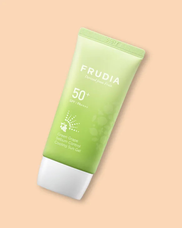 Frudia Sun Green Grape Sebum Control hydratační gel na opalování pro mastnou a smíšenou pleť SPF50+ 50 g