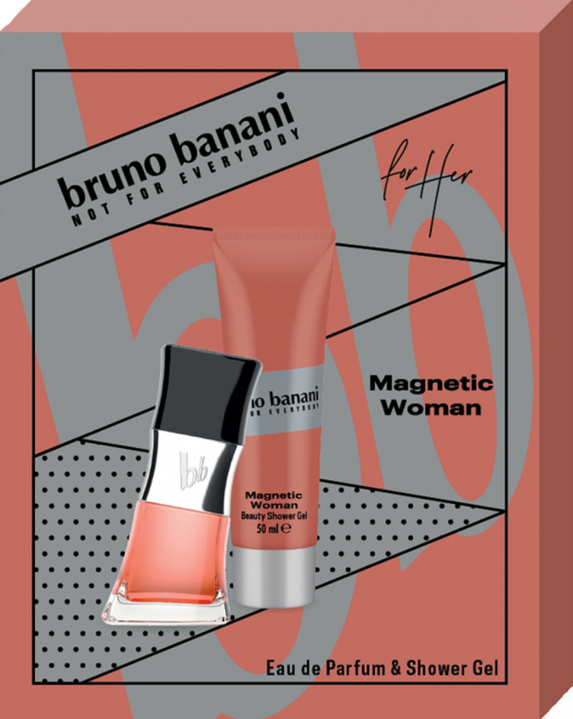 Bruno Banani Magnetic Woman sada EDP 30 ml + sprchový gel 50 ml pro ženy