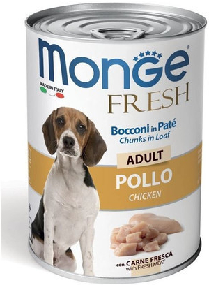 Monge FRESH Dog Kuřecí 400 g/24bal