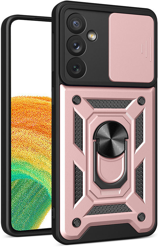 Pouzdro Beweare Armor Camshield Samsung Galaxy A34 5G - růžové