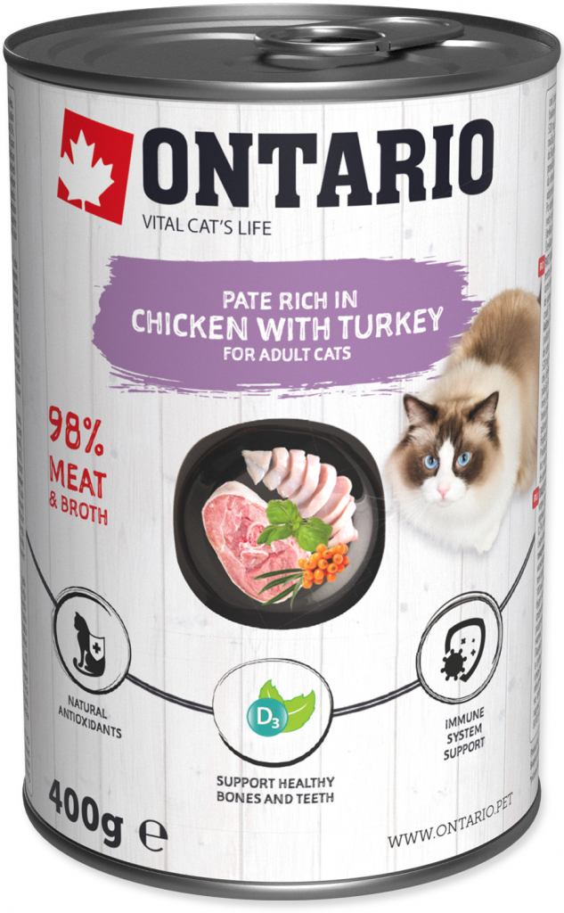 Ontario Chicken with Turkey flavoured with Sea Buckthorn 400 g