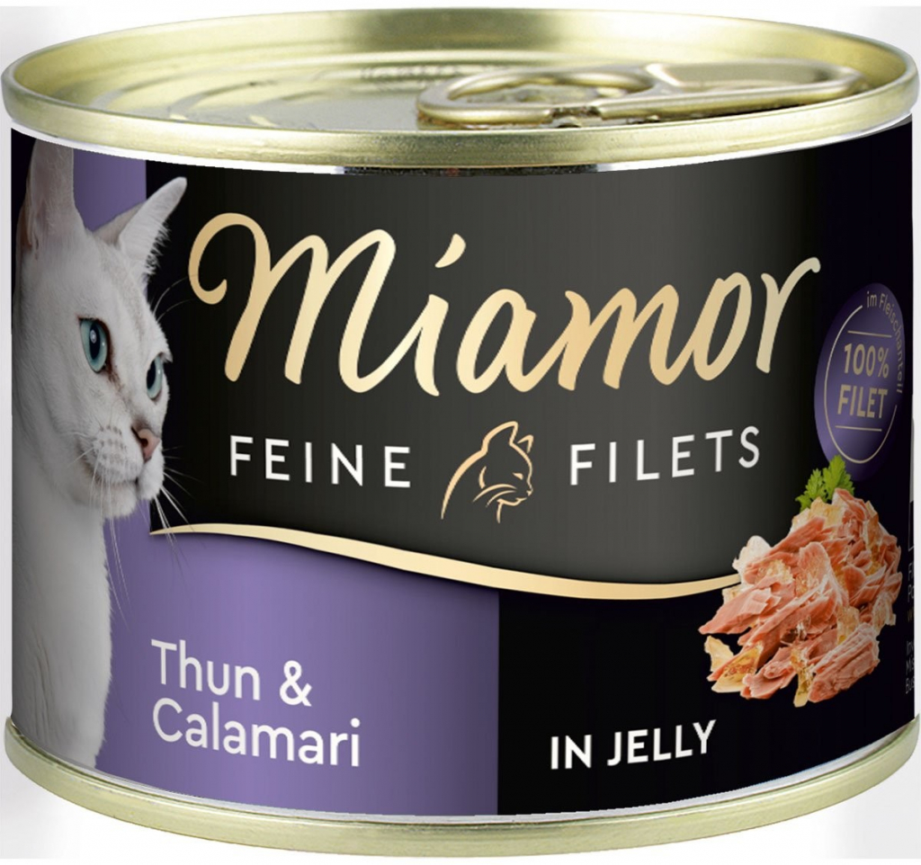 Miamor Feine Filets v želé s tuňákem a kalamáry 12 x 185 g