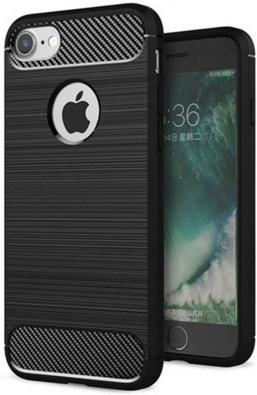 Pouzdro Forcell CARBON Apple iPhone 7 / 8 / SE 2020/2022, černé