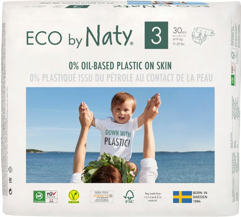 Eco by Naty Midi 4-9 kg 30 ks