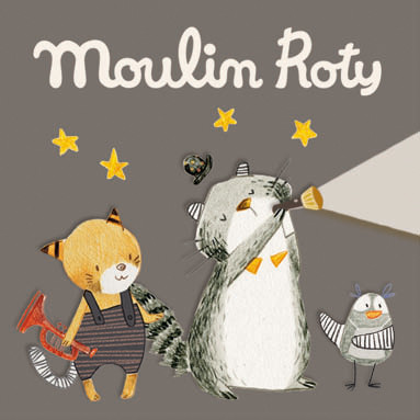 Moulin Roty Promítací kotoučky Pan Fousek