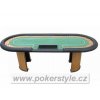 Pokerový stůl - Nevada 4 XXL ovál s dealerem - zelený