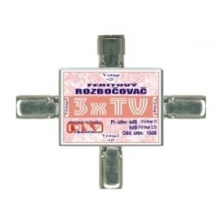 Anténní rozbočovač 3x TV IEC
