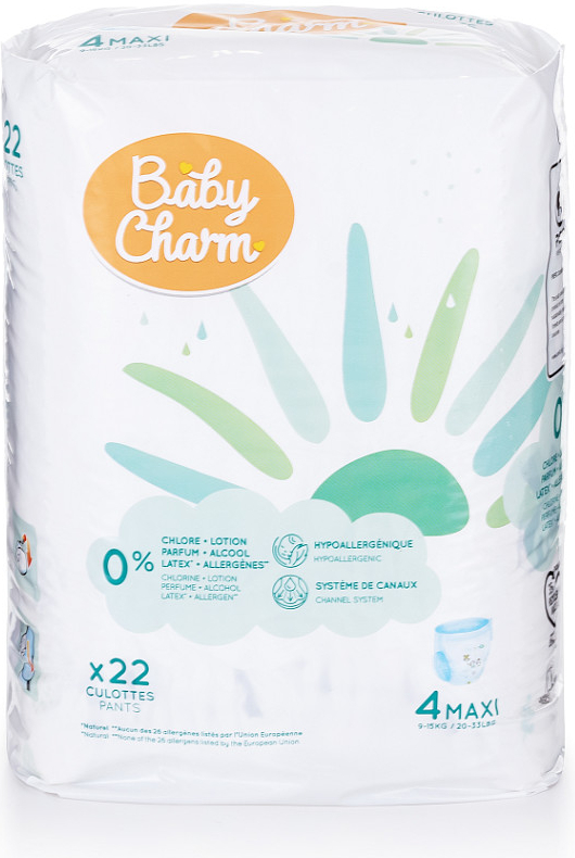 BABY CHARM Super Dry Flex Maxi Pant 4 9-15 kg 22 ks