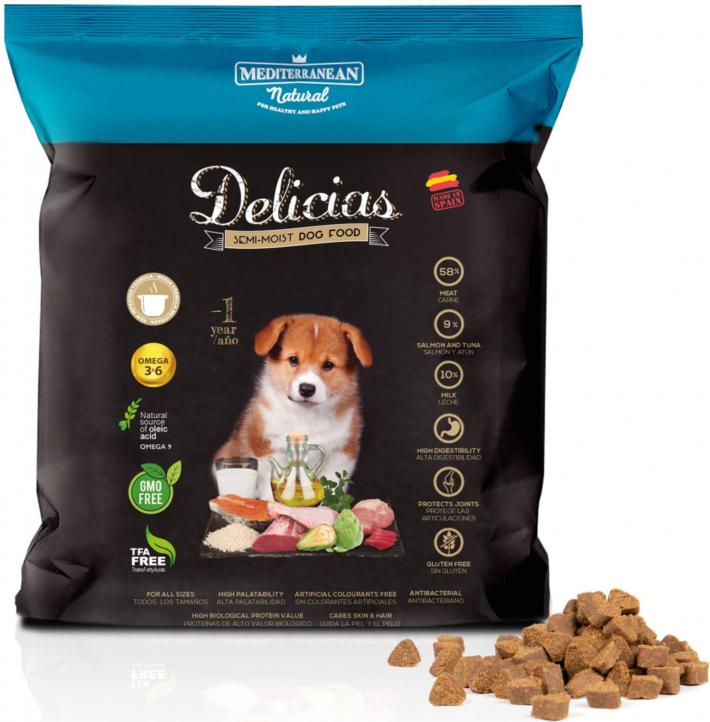 Delicias Puppy SEMI-MOIST-Soft 0,8 kg