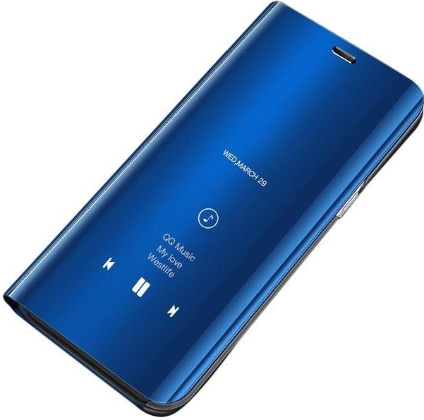 Pouzdro Beweare Clear View Xiaomi Redmi Note 7 - modré