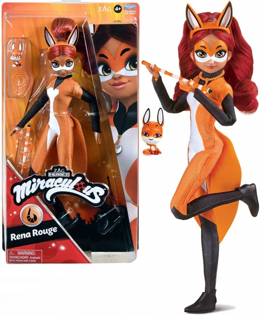 Playmates Miraculous Beruška a černý kocour Rena Rouge