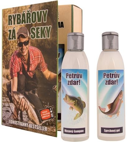 Bohemia Gifts BG sada pro rybáře kniha /sprchový gel 200 ml + vlasový šampon 200 ml dárková sada