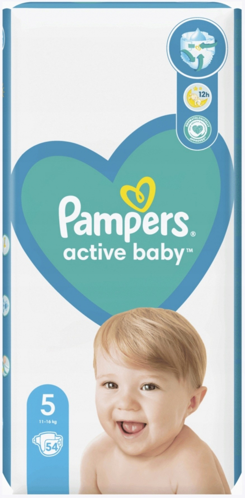 Pampers Active Baby 5 54 ks