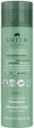 Smith England Purity jemný šampon pro citlivou pokožku s rostlinnými extrakty 250 ml