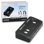 AXAGO - ADD-XM USB2.0 MEGA station 9xUSB/LAN/eSATA/audio (docking station - dokovací stanice) ADD-XM