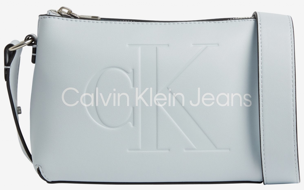 Calvin Klein Světle modrá dámská crossbody kabelka Jeans