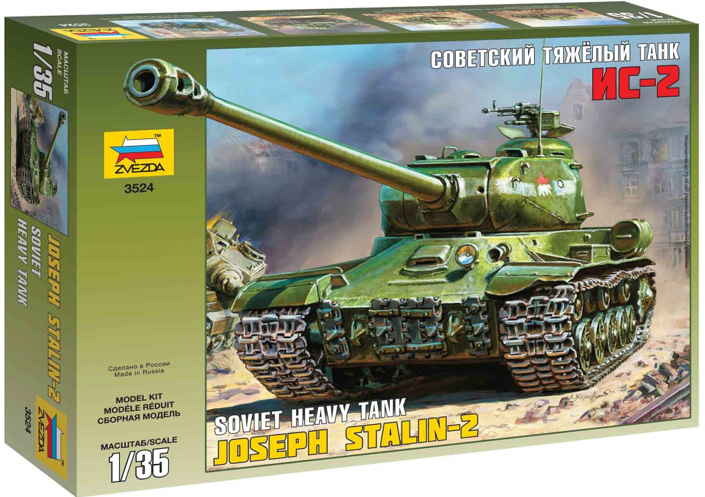 Zvezda Josef Stalin2 Soviet Heavy Tank Z3524 1:35