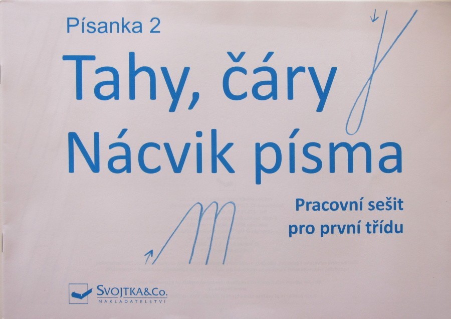 Písanka 2 – Tahy, čáry – Nácvik písma